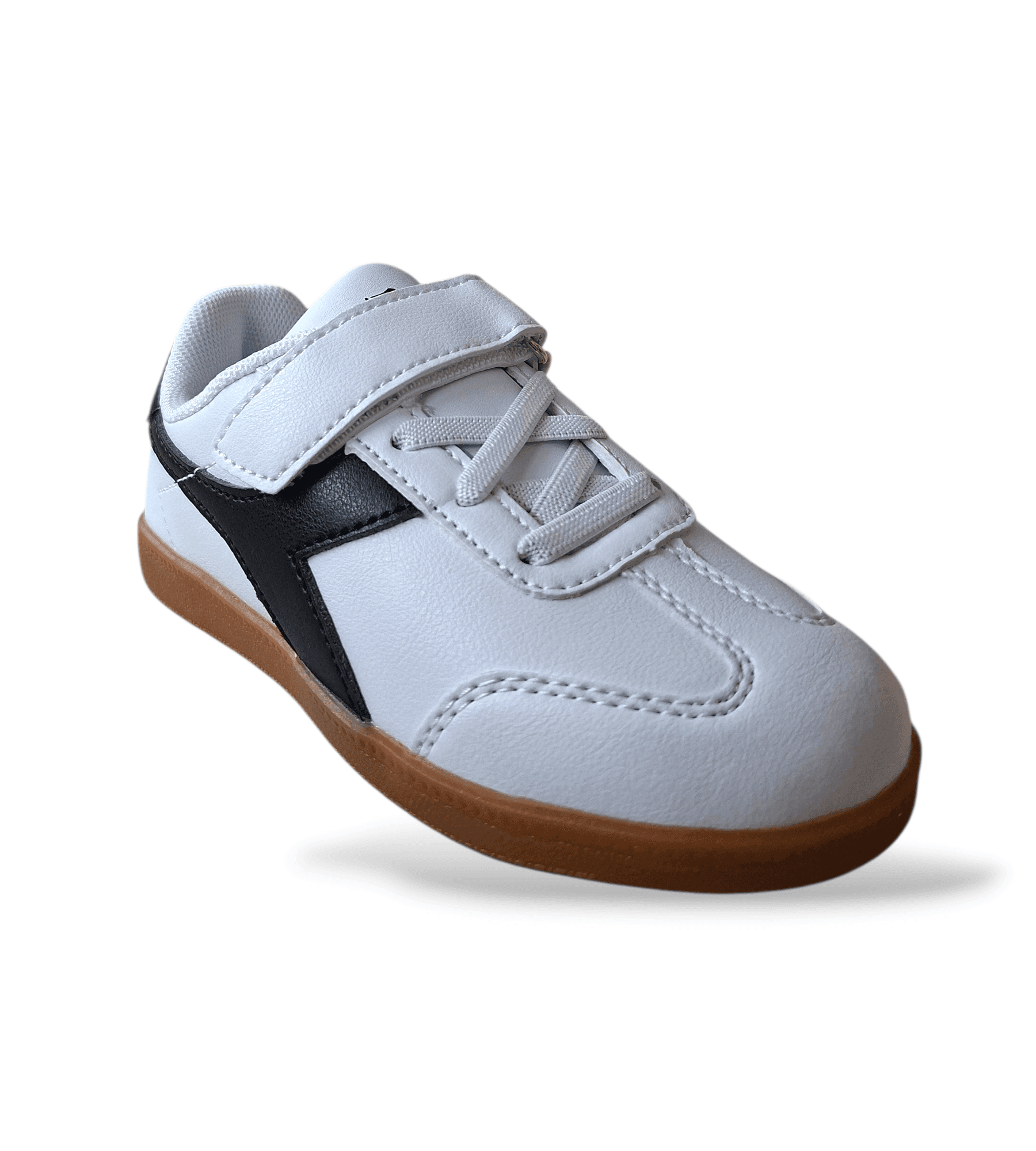 Scarpe sneakers Bambino Diadora Kyoto bianco-nero laccio elastico e velcro in Ballerine Scarpetteria Gica - Trani, commercioVirtuoso.it