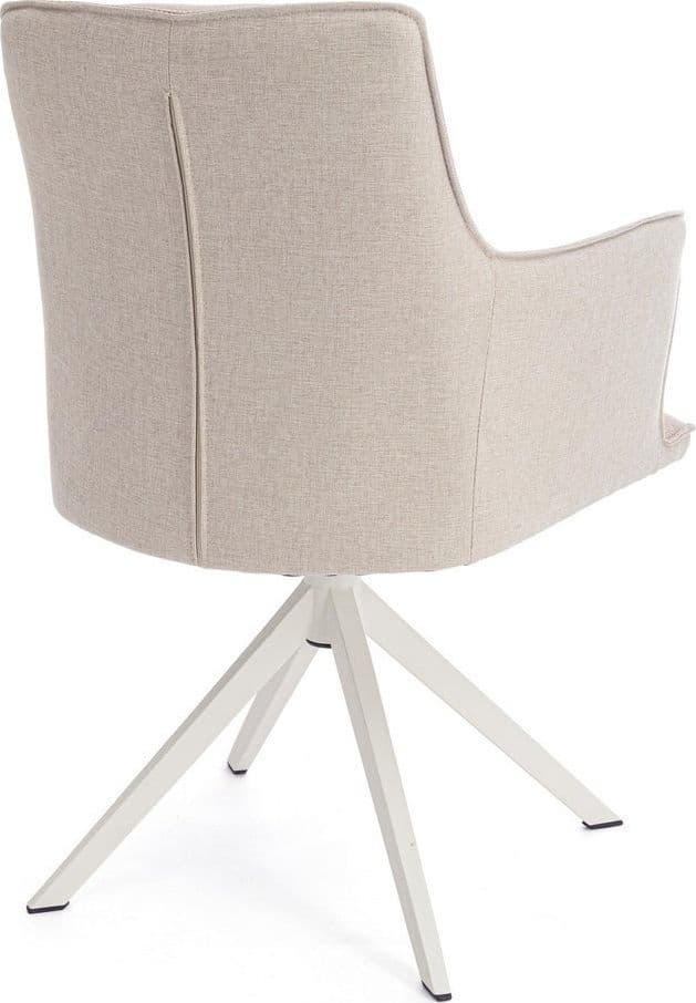 Sedia "Skagen" girevole, struttura in alluminio, con tessuto idrorepellente, per interni ed esterni in Sedie per tavolo da giardino Decor Space - Altamura, commercioVirtuoso.it