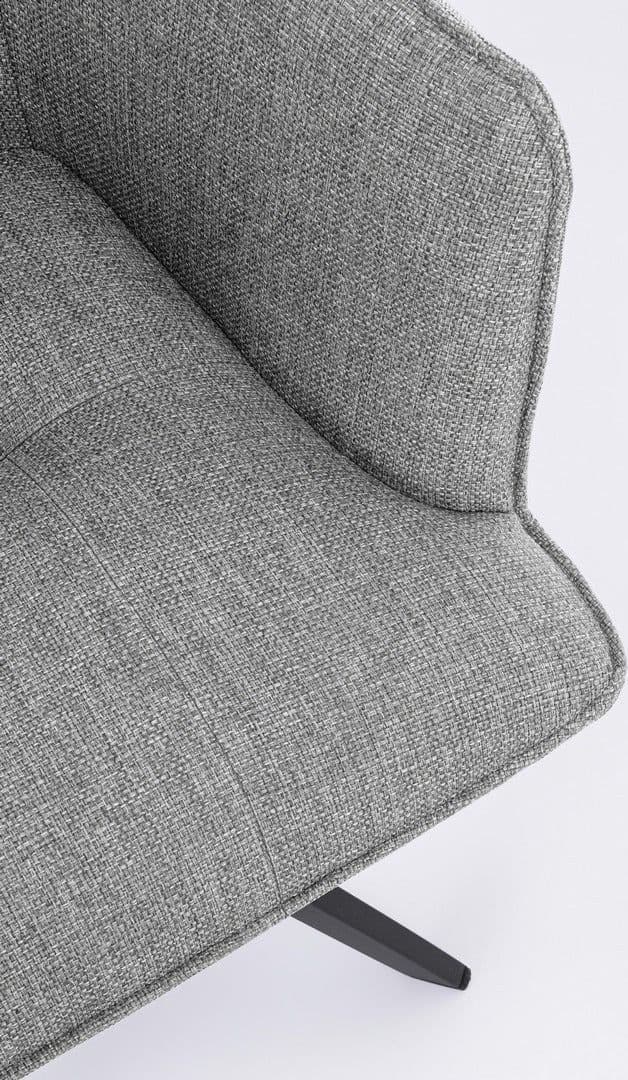 Sedia "Skagen" girevole, struttura in alluminio, con tessuto idrorepellente, per interni ed esterni in Sedie per tavolo da giardino Decor Space - Altamura, commercioVirtuoso.it