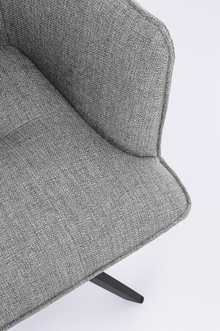 Sedia "Skagen" girevole, struttura in alluminio, con tessuto idrorepellente, per interni ed esterni in Sedie per tavolo da giardino Decor Space - Altamura, commercioVirtuoso.it