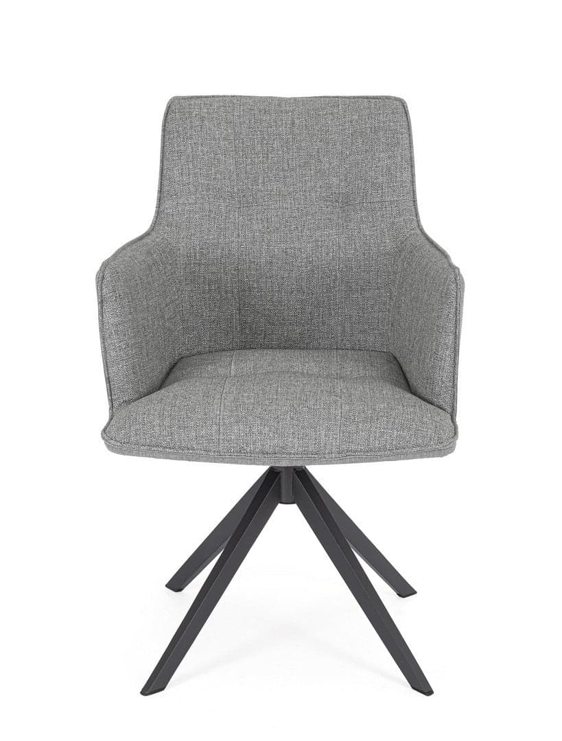 Sedia "Skagen" girevole, struttura in alluminio, con tessuto idrorepellente, per interni ed esterni in Sedie per tavolo da giardino Decor Space - Altamura, commercioVirtuoso.it