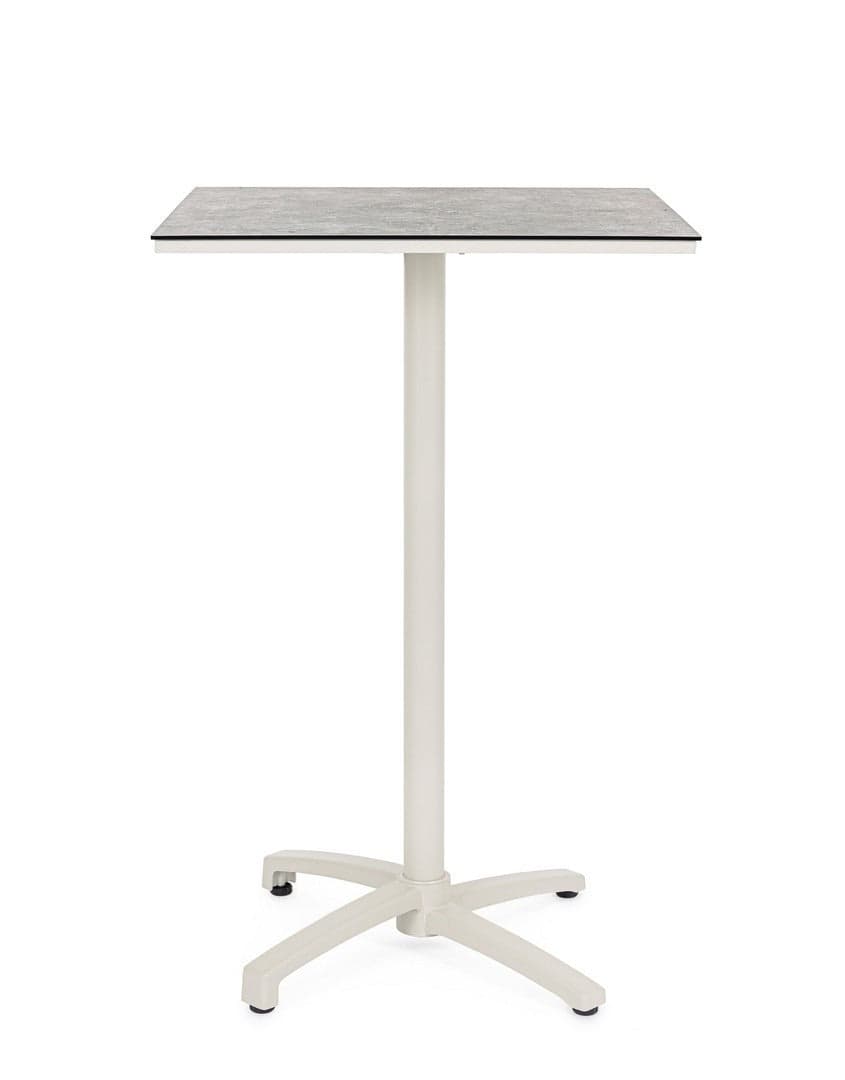 Tavolo "Claret" con struttura in alluminio, piano in hpl, per arredo interno ed esterno in Tavoli da sala da pranzo Decor Space - Altamura, commercioVirtuoso.it
