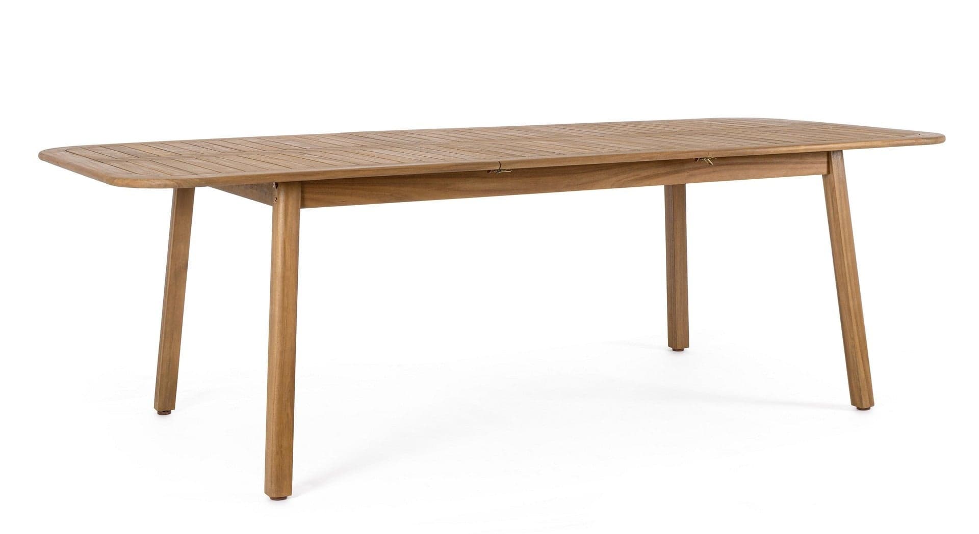 Tavolo "Danubio" in legno di acacia effetto teak, per arredo interno ed esterno in Tavoli da sala da pranzo Decor Space - Altamura, commercioVirtuoso.it