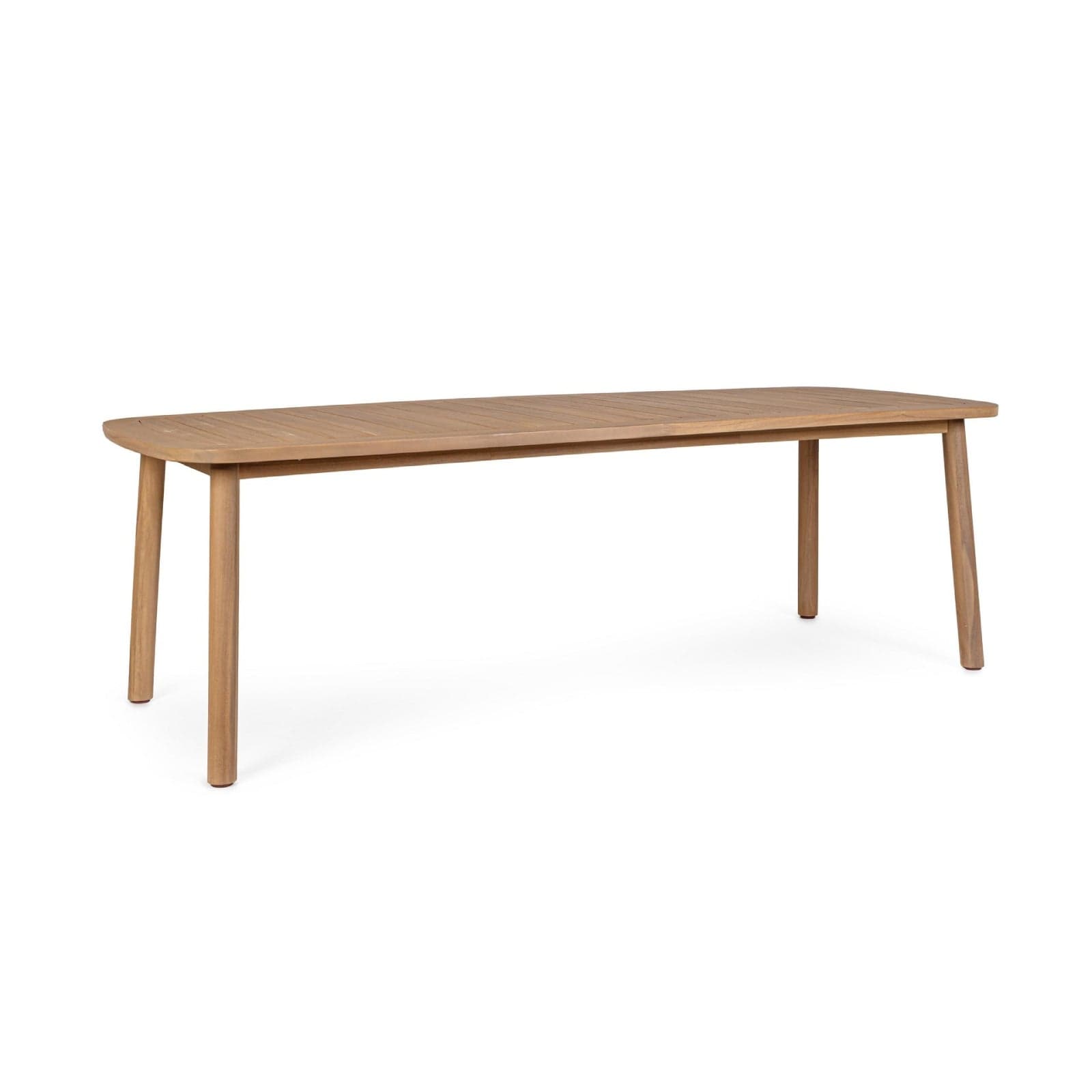 Tavolo "Pablo" con struttura in legno di acacia, finitura olio effetto teak, per arredo interno ed esterno - 6