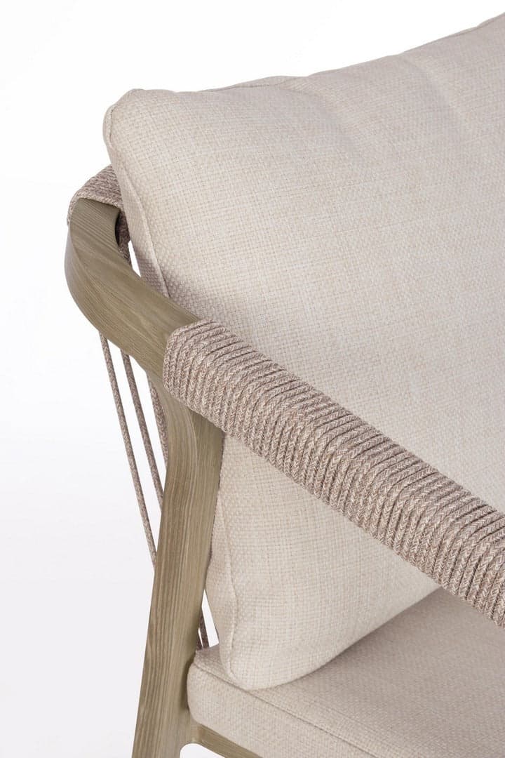 Set salotto "Kalimera" tavolo da bar + 4 sgabelli, per arredo giardino in Set di mobili Decor Space - Altamura, commercioVirtuoso.it