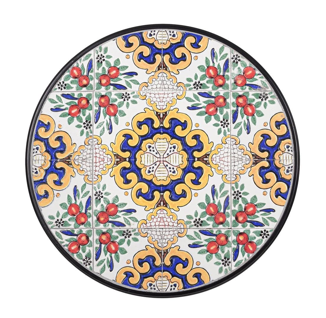 Tavolo "Santorini" con struttura in acciaio, piano in ceramica, per arredo interno ed esterno in Tavoli da sala da pranzo Decor Space - Altamura, commercioVirtuoso.it