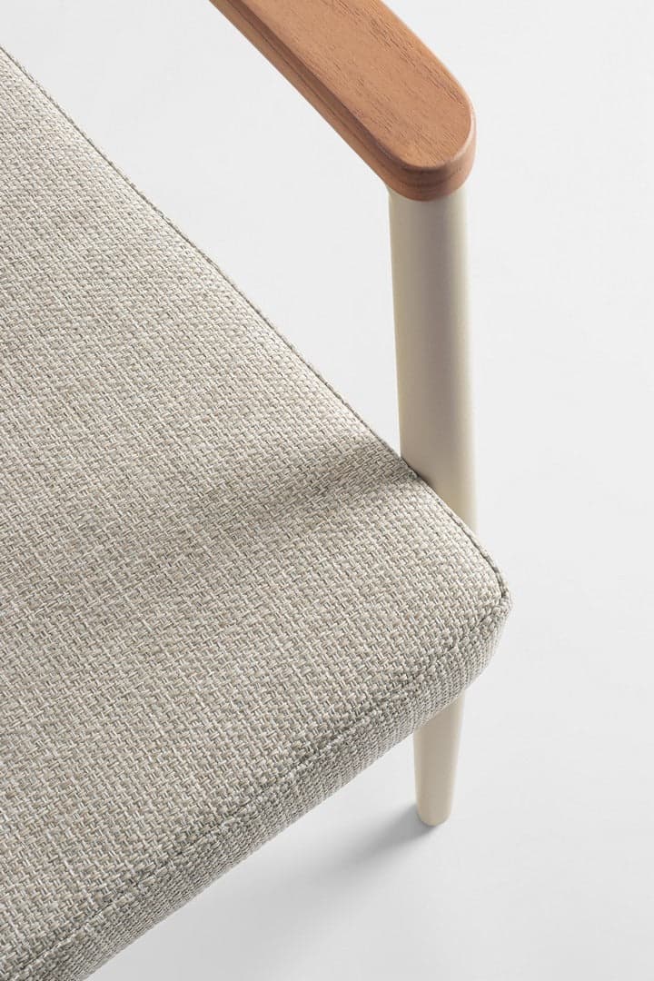 Poltrona reclinabile "Flobert" struttura in alluminio, con tessuto idrorepellente olefin in Poltrone Decor Space - Altamura, commercioVirtuoso.it