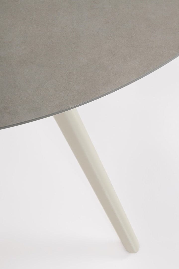 Tavolo "Cabas" con struttura in alluminio, piano in pietra sinterizzata, per arredo interno ed esterno in Tavoli da sala da pranzo Decor Space - Altamura, commercioVirtuoso.it
