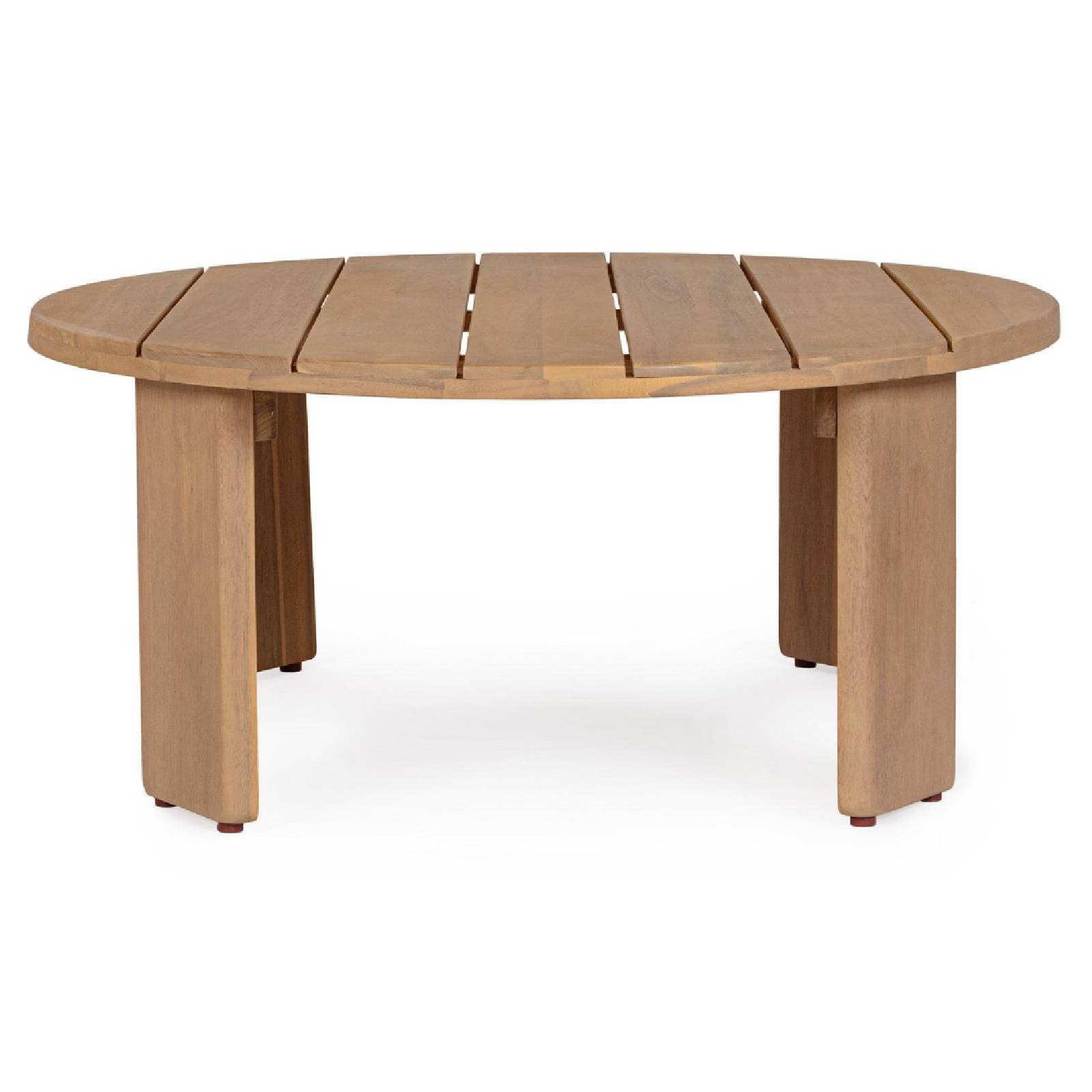 Tavolino "Pablo" in legno di acacia fsc, gambe da assemblare - 100 x 80 x 35 cm in Tavoli standard Decor Space - Altamura, commercioVirtuoso.it