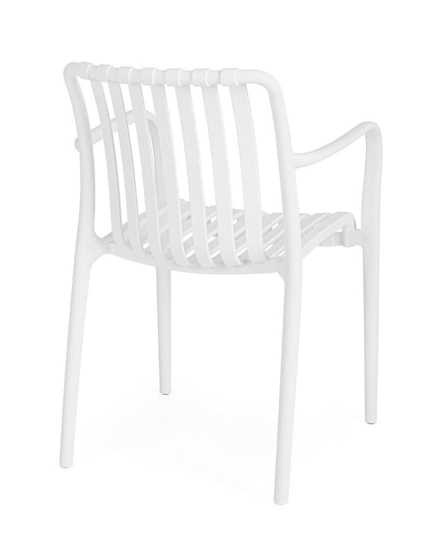 Sedia "Billie" struttura in polipropilene, resistente agli UV, per giardino e veranda in Sedie per tavolo da giardino Decor Space - Altamura, commercioVirtuoso.it