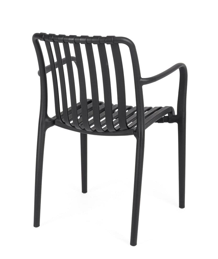 Sedia "Billie" struttura in polipropilene, resistente agli UV, per giardino e veranda in Sedie per tavolo da giardino Decor Space - Altamura, commercioVirtuoso.it