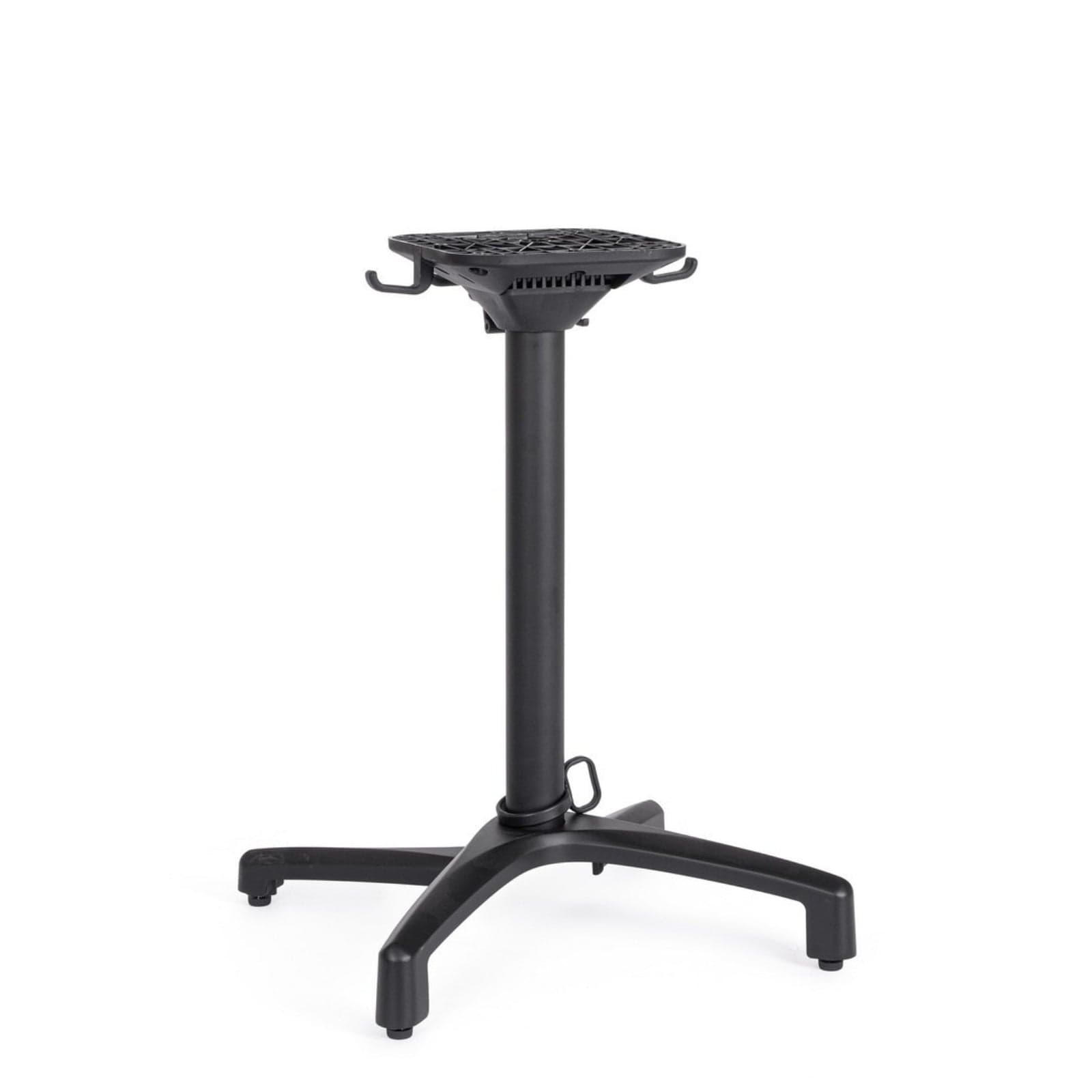 Base tavolo "Elsa" colonna in alluminio con piedistallo in nylon con piedini autolivellanti h 72 cm - 19