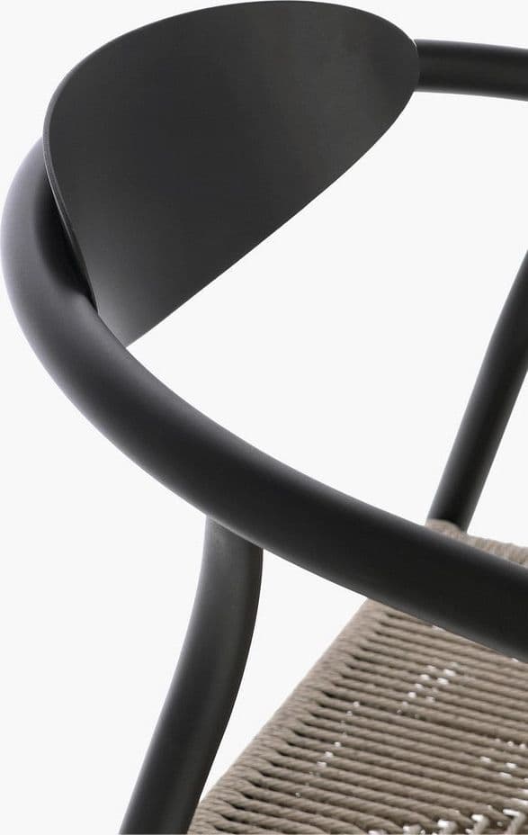 Sedia "Linares" struttura in alluminio, con seduta in fibra sintetica, per interni ed esterni in Sedie per tavolo da giardino Decor Space - Altamura, commercioVirtuoso.it