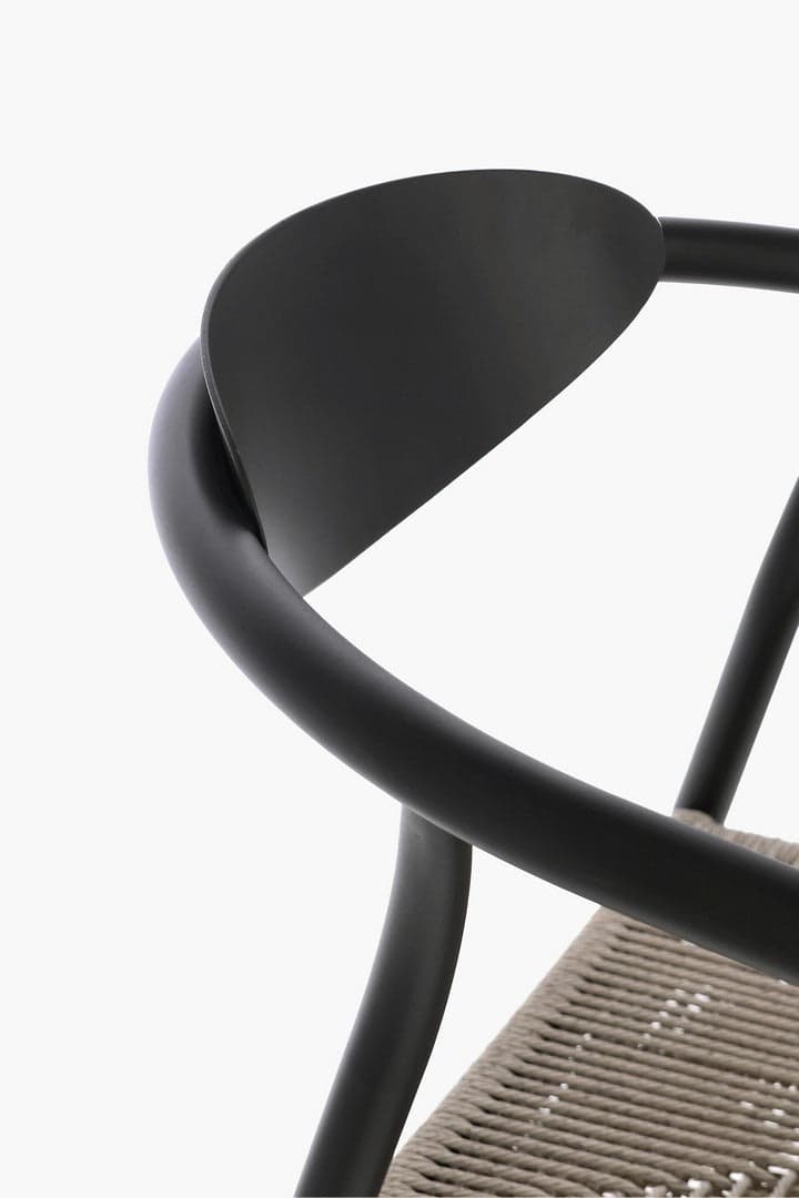 Sedia "Linares" struttura in alluminio, con seduta in fibra sintetica, per interni ed esterni in Sedie per tavolo da giardino Decor Space - Altamura, commercioVirtuoso.it