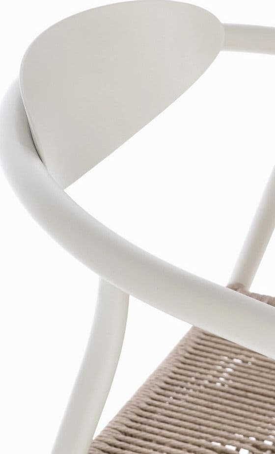 Sedia "Linares" struttura in alluminio, con seduta in fibra sintetica, per interni ed esterni in Sedie per tavolo da giardino Decor Space - Altamura, commercioVirtuoso.it
