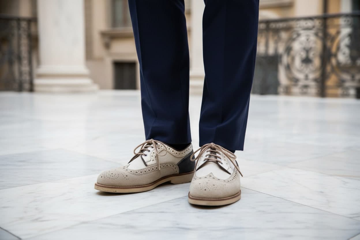 Scarpa Uomo Santoni - Derby Brogue Rondine in Scarpe stringate basse Couture - Sestu, commercioVirtuoso.it