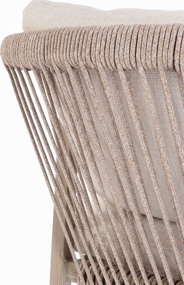 Sedia "Kalimera" struttura in alluminio, struttura in corda di poliestere, ideale per interno ed esterno in Sedie per tavolo da giardino Decor Space - Altamura, commercioVirtuoso.it