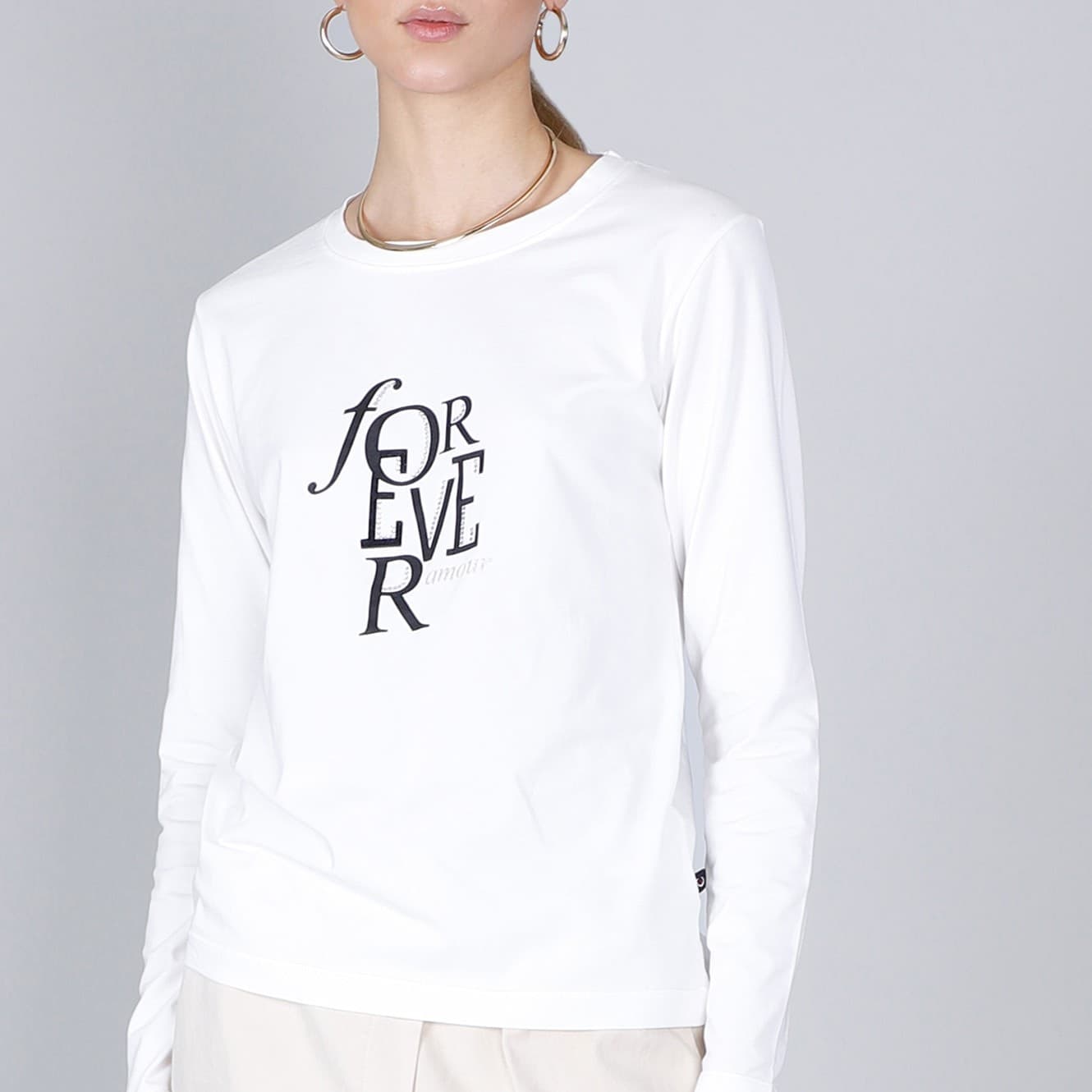 TSHIRT MANICA LUNGA STAMPA FOREVER - 3