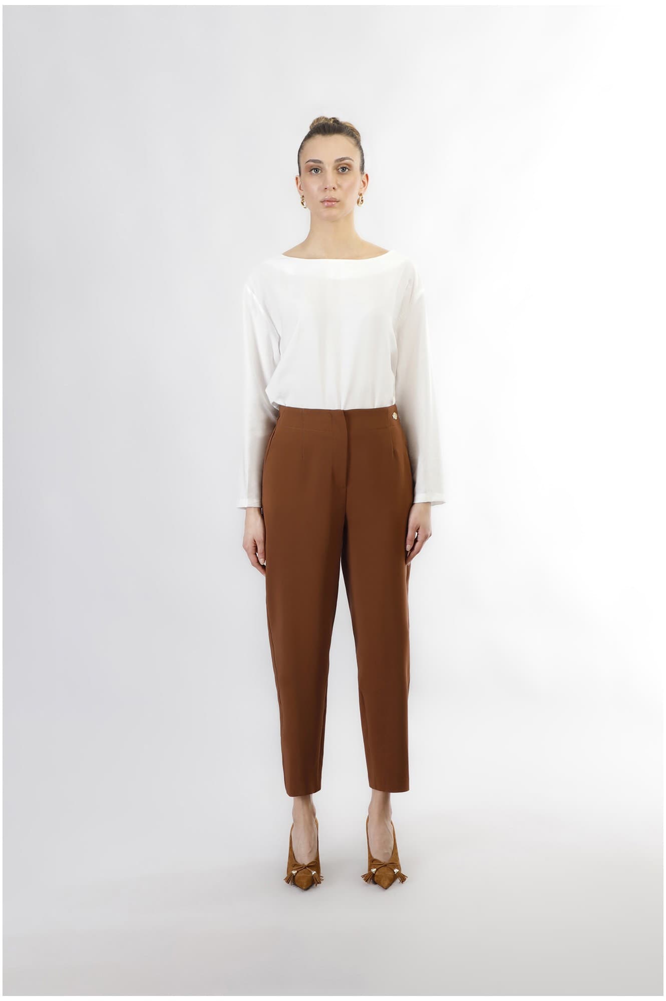 PANTALONE DRITTO TESSUTO  BISTRETCH - 4