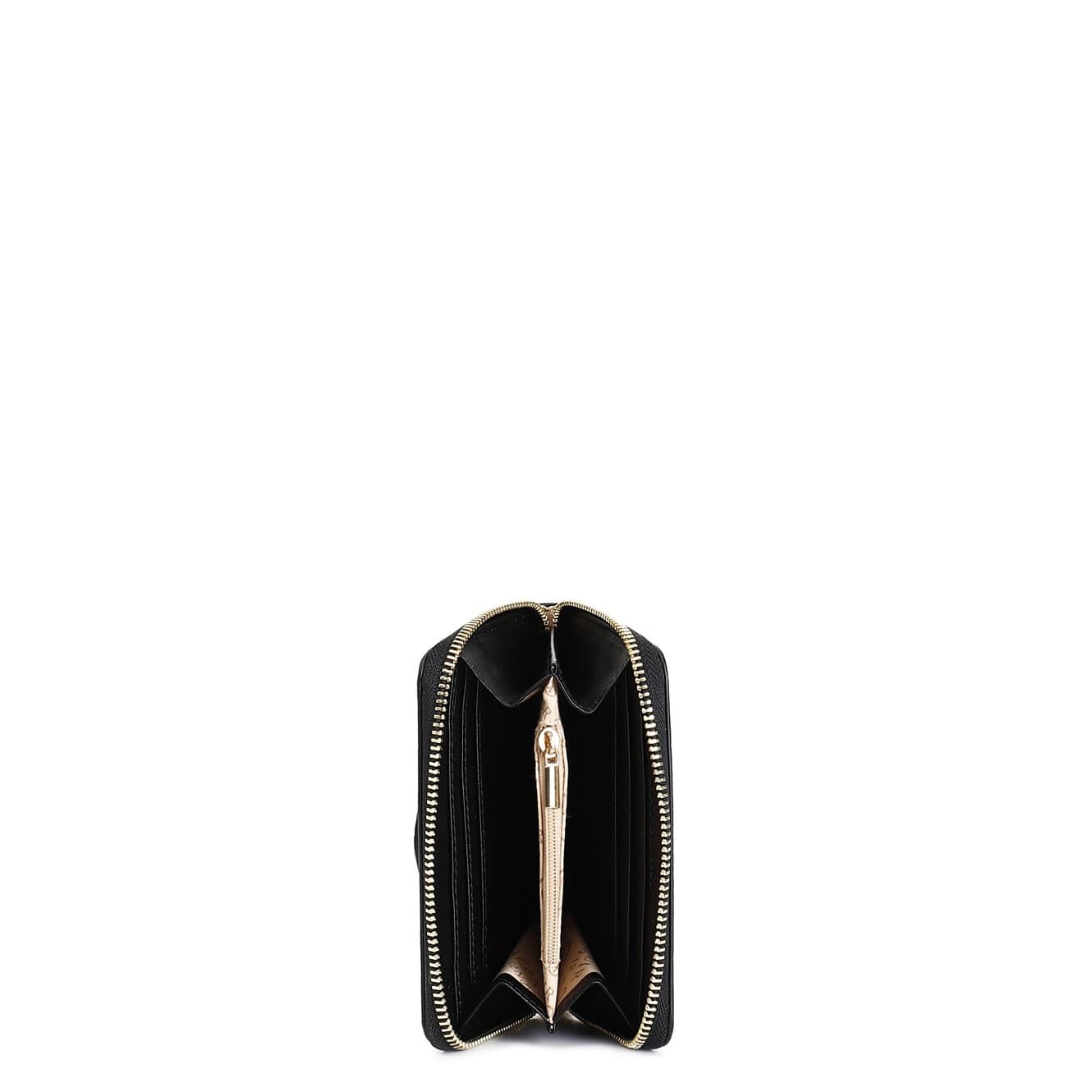 ZIP ROUND PICCOLO , CUCITURE E APPLICAZIONE CON  CN  IN METALLO E - 2