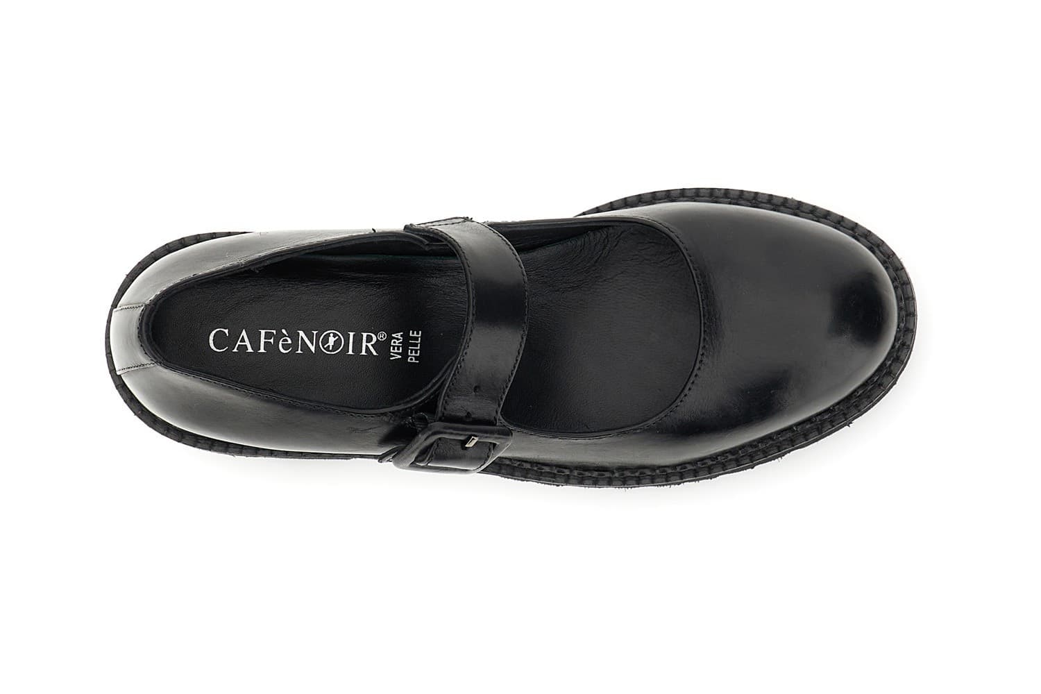 SCARPA IN PELLE CON LACCINO - 3