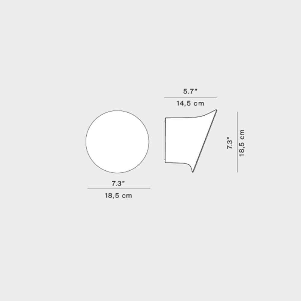 Lampada da parete Luceplan Ecran IN&OUT - 2