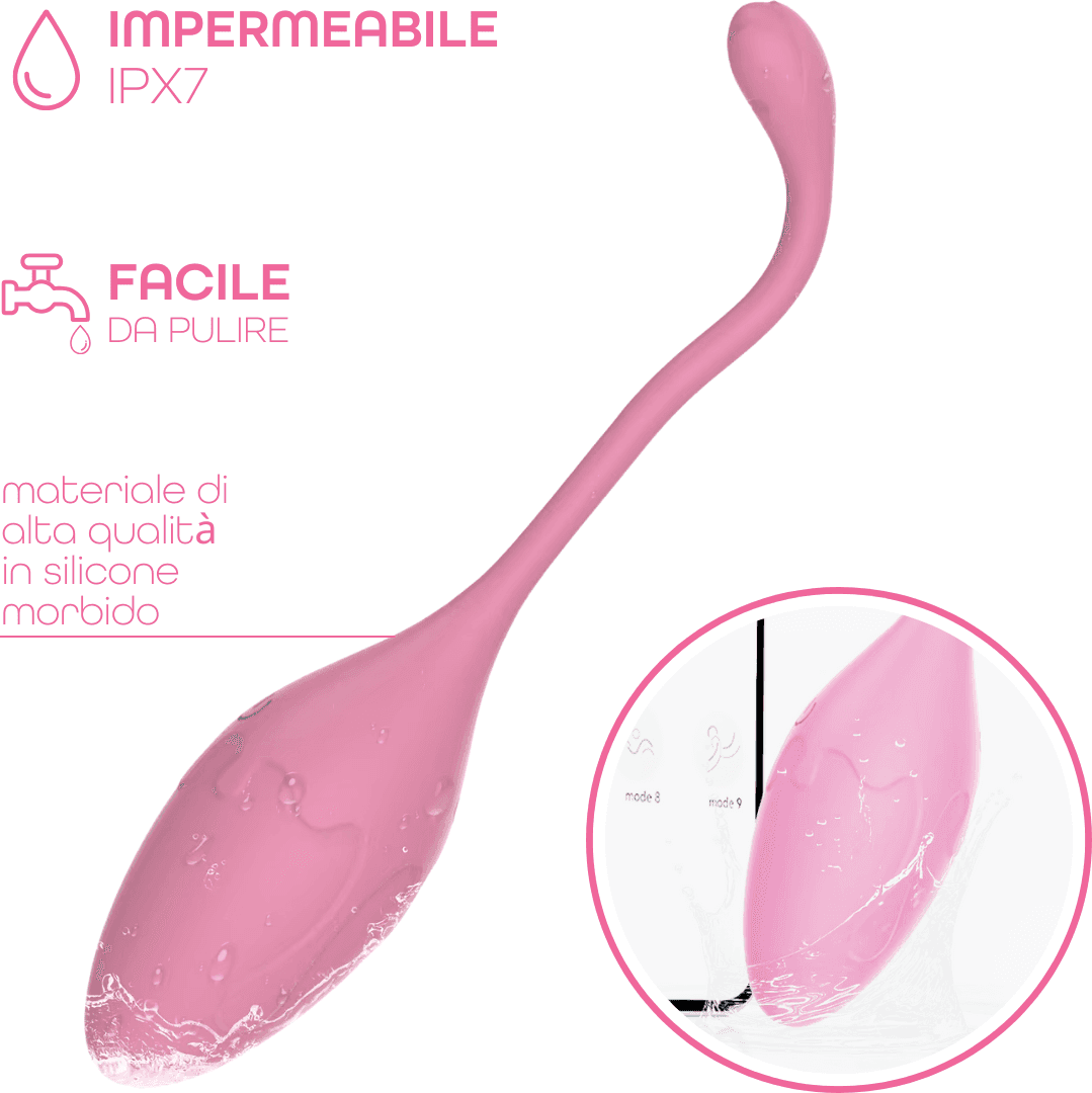 Ovetto Vibrante con App Vibratore Vaginale Indossabile Sex Toy per Coppia USB - 15