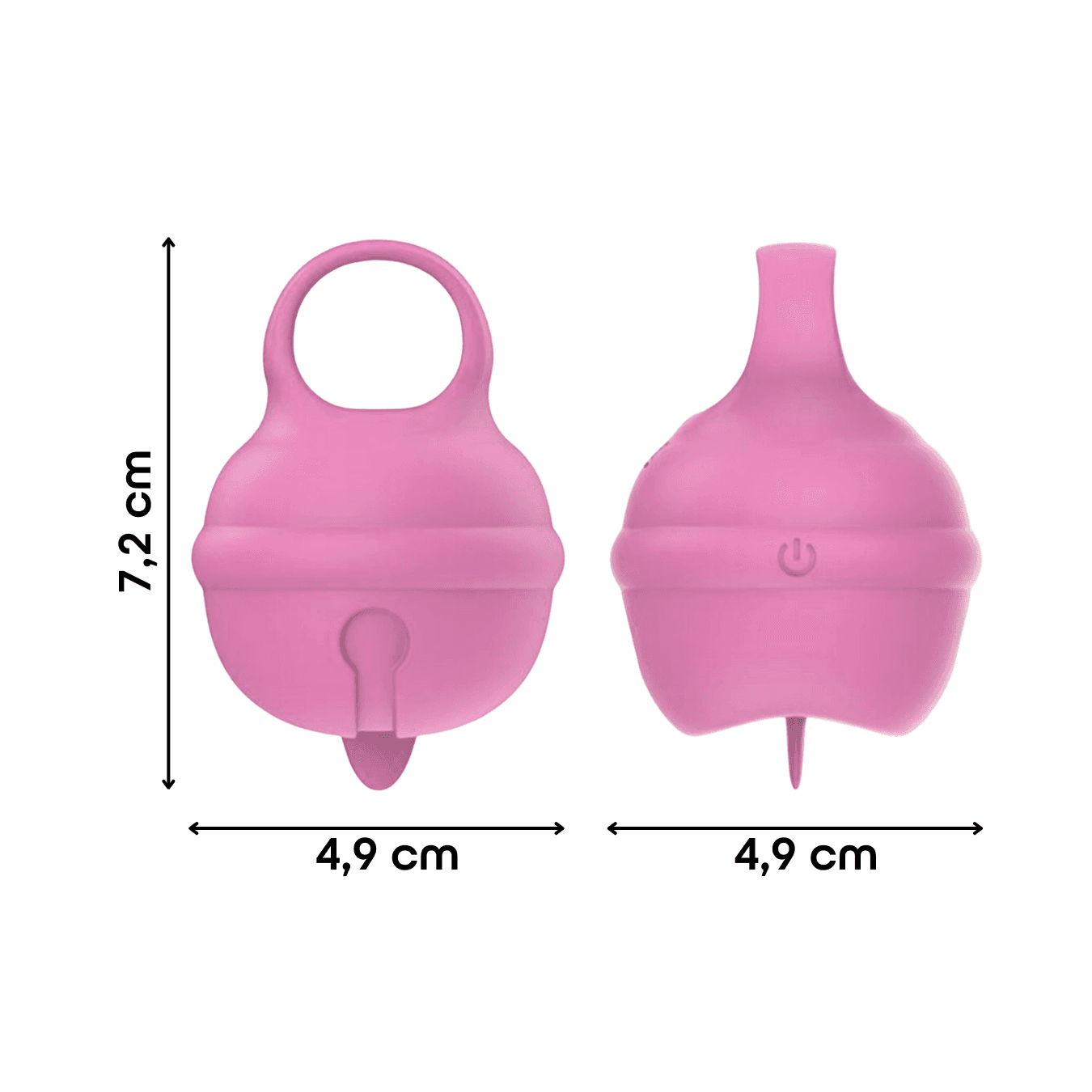 Lecca Clitoride Anello Vibratore con Lingua Stimolatore in Silicone Licking USB - 14