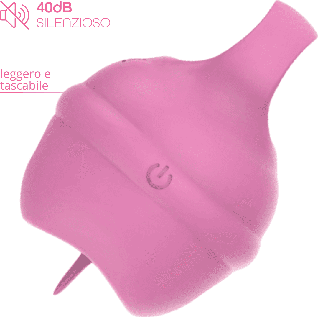 Lecca Clitoride Anello Vibratore con Lingua Stimolatore in Silicone Licking USB - 16