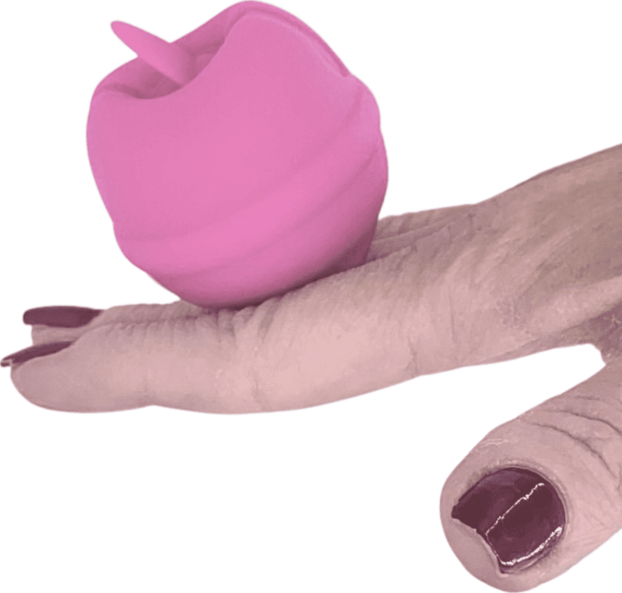 Lecca Clitoride Anello Vibratore con Lingua Stimolatore in Silicone Licking USB - 10