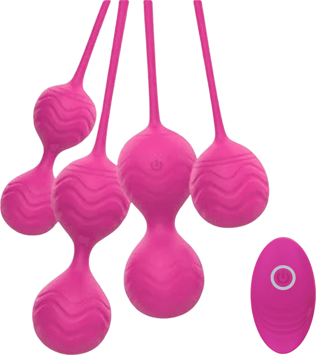 Palline Vaginali Vibranti Set in Silicone Medicale con Telecomando Kegel Pelvico - 10