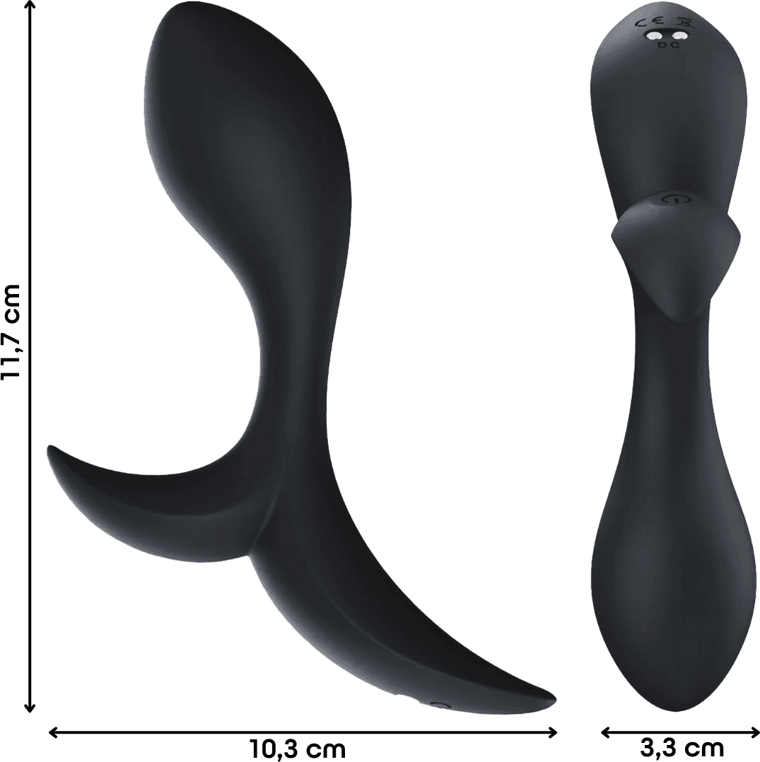 Vibratore Anale Massaggiatore Prostatico Controllo con App in Silicone Morbido - 15