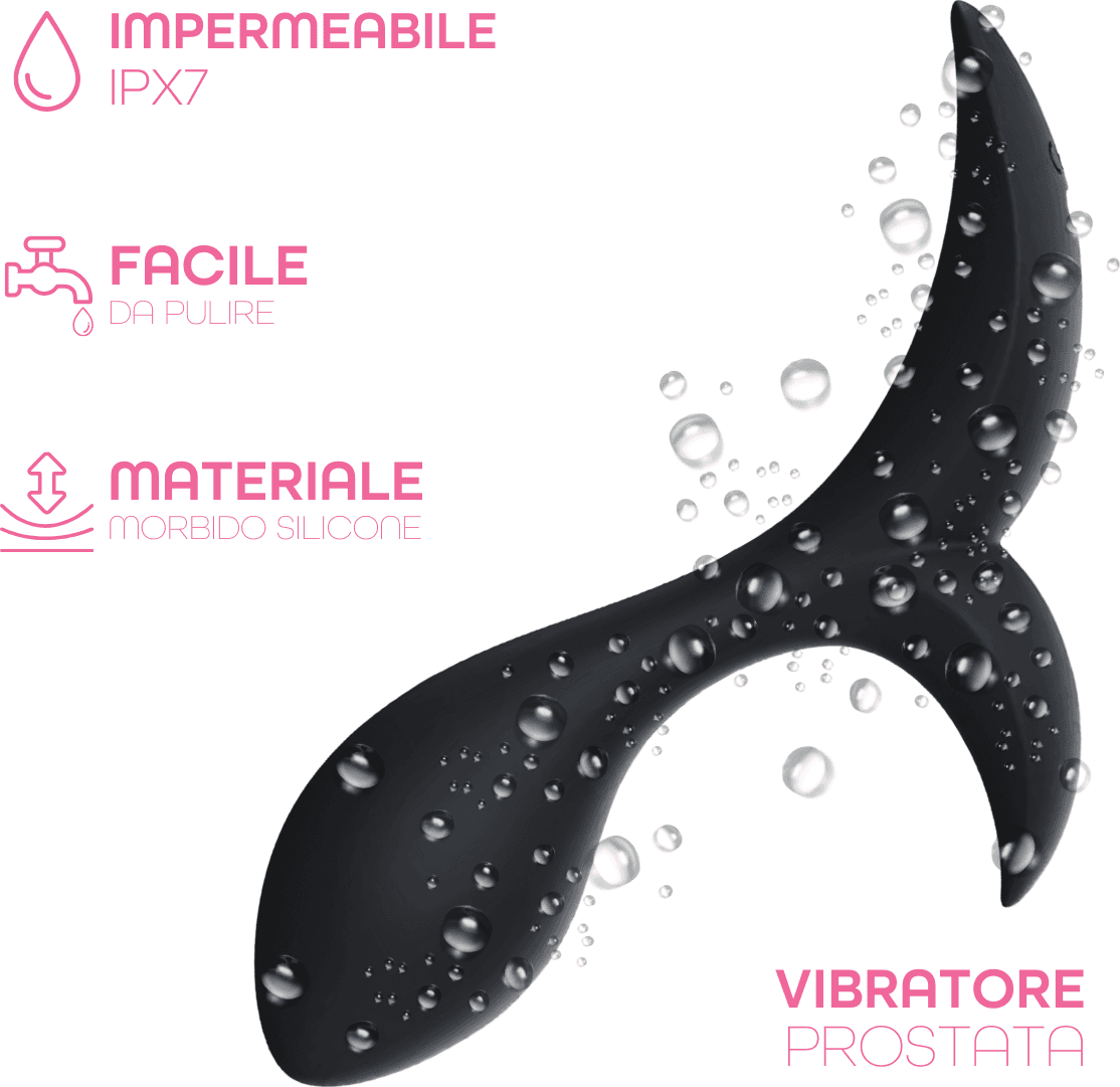 Vibratore Anale Massaggiatore Prostatico Controllo con App in Silicone Morbido - 16