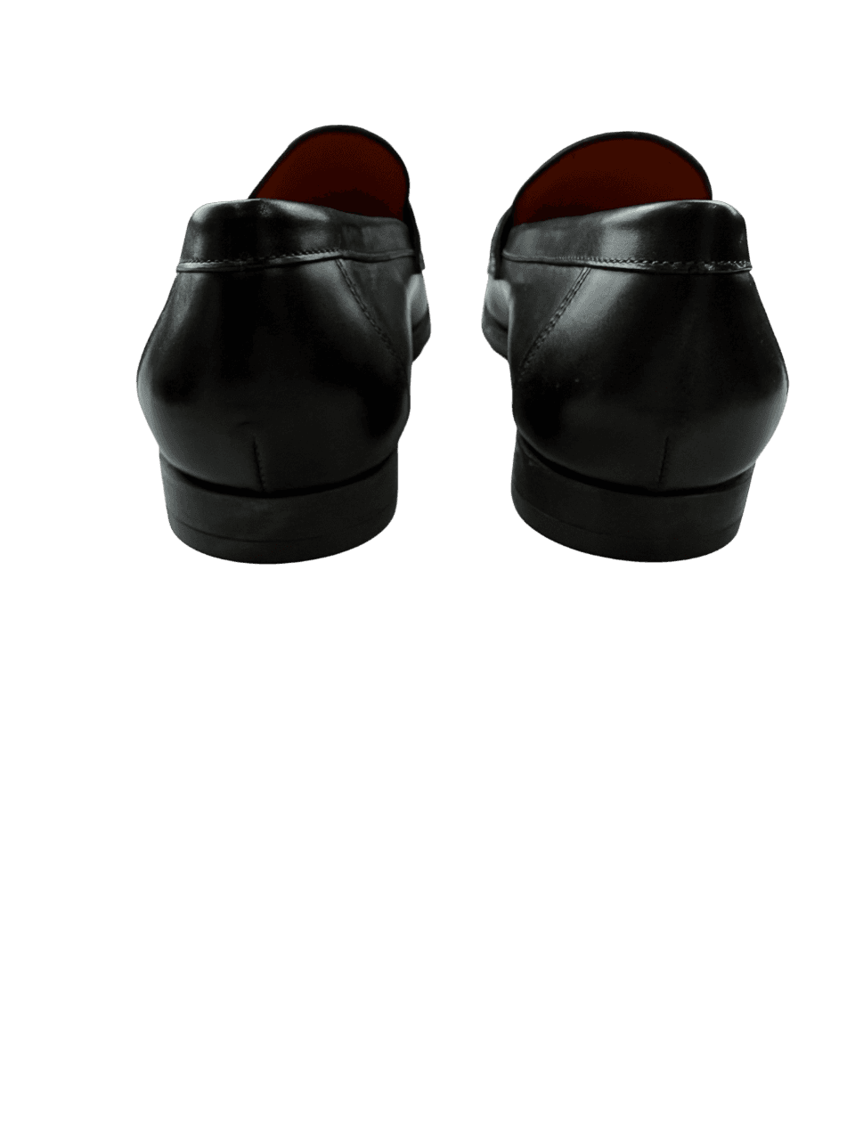 Scarpa Uomo Santoni - Mocassini Penny Pelle Nero - 4