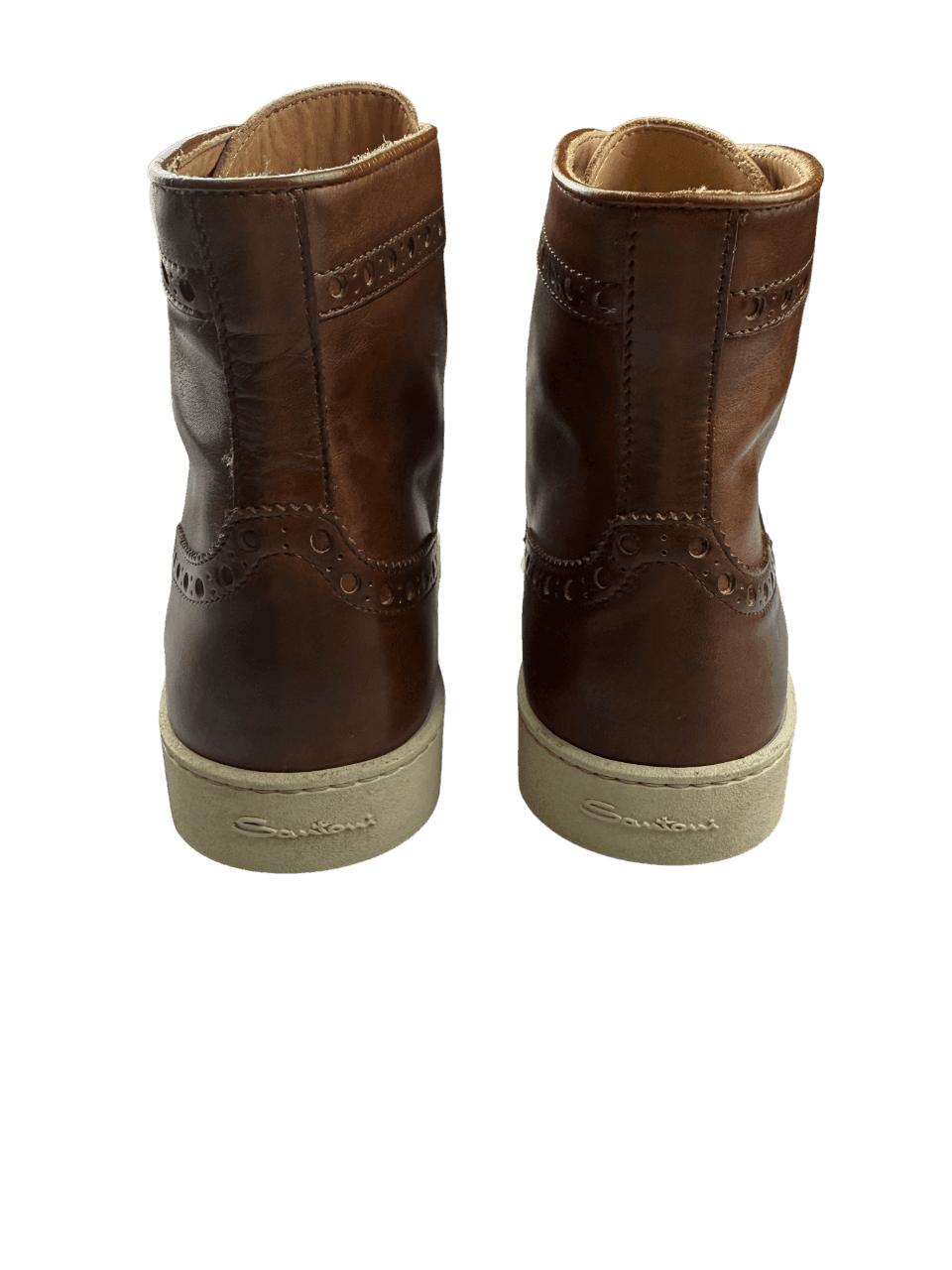 Scarpa Uomo Santoni - Stivaletto Stringato Brogue - 4