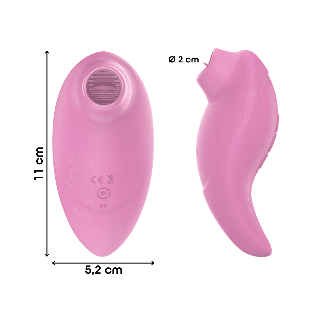 Stimolatore Clitoride 2in1 Vibra e Lecca Vibratore Multifunzione Licking Silicone - 14