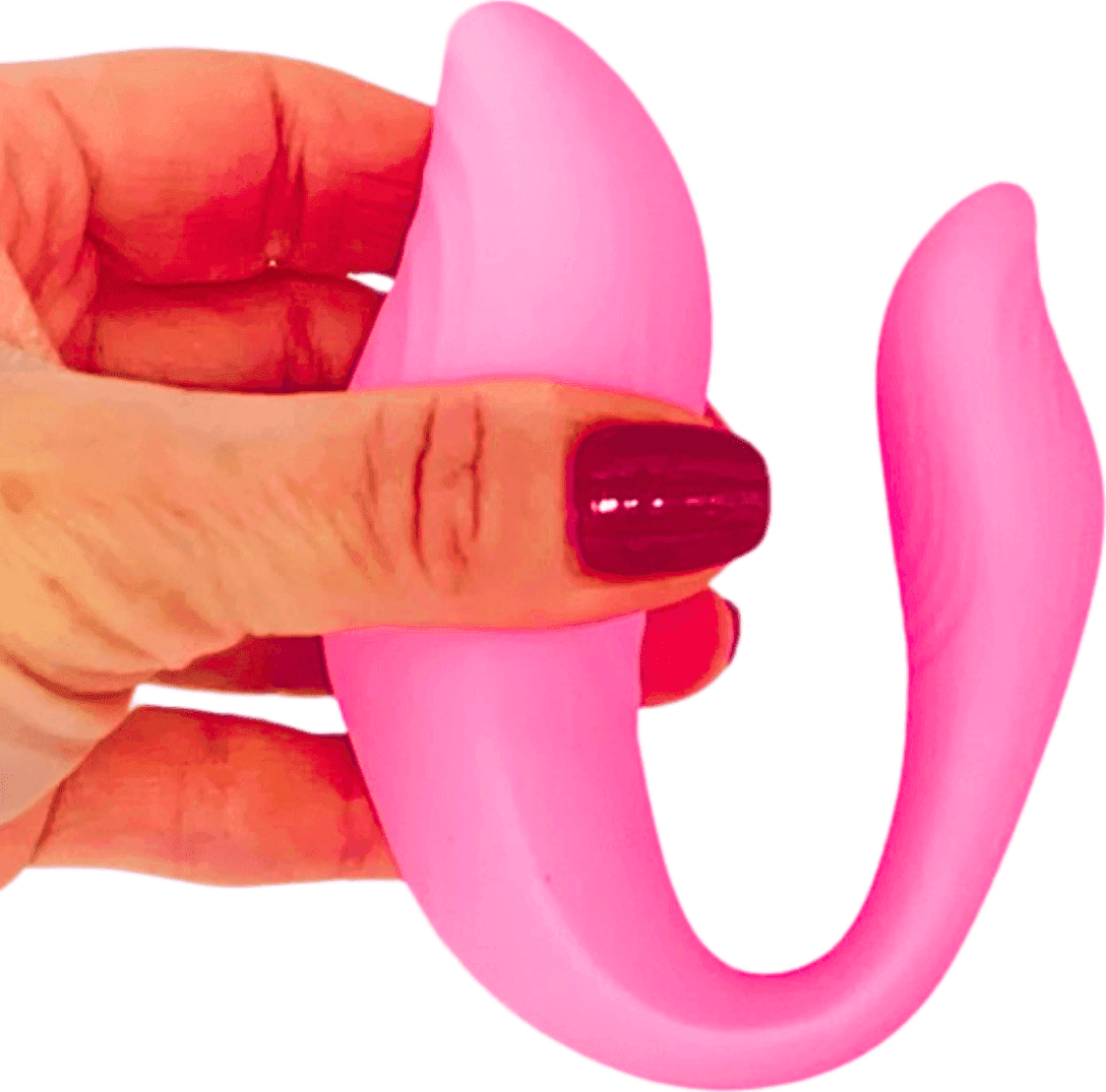 Vibratore Multifunzione Indossabile in Silicone Doppia Stimolazione con App USB - 9