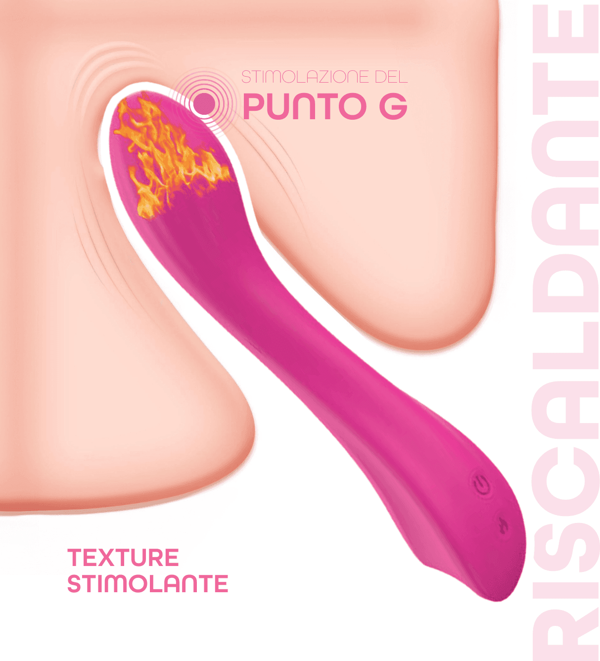 Vibratore Punto G Riscaldato in Silicone con 10 Modalità di Vibrazione Sex Toy - 12