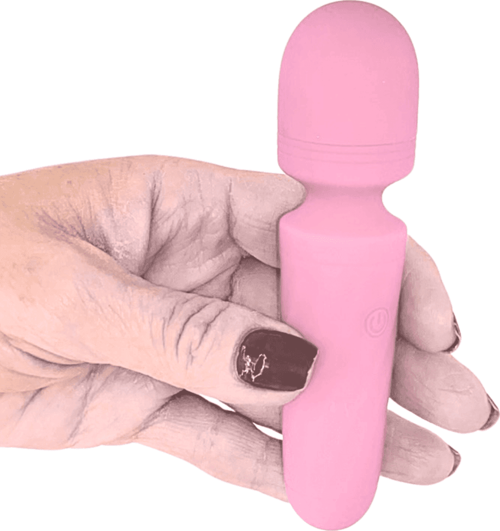 Wand Massager Vibratore in Silicone Stimolatore Clitorideo Massaggiatore Mini - 9
