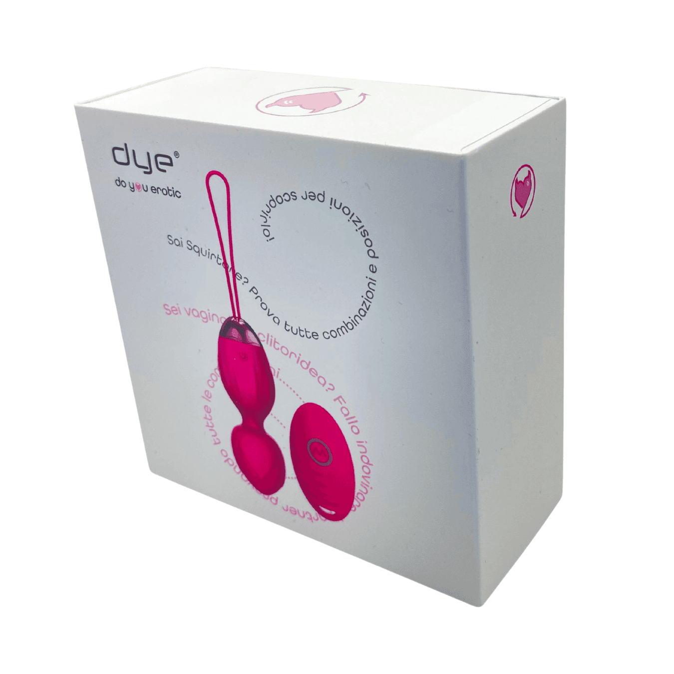 Ovetto Vibrante Doppia Sfera Telecomandato con 10 Modalità Vibratore in Silicone - 18