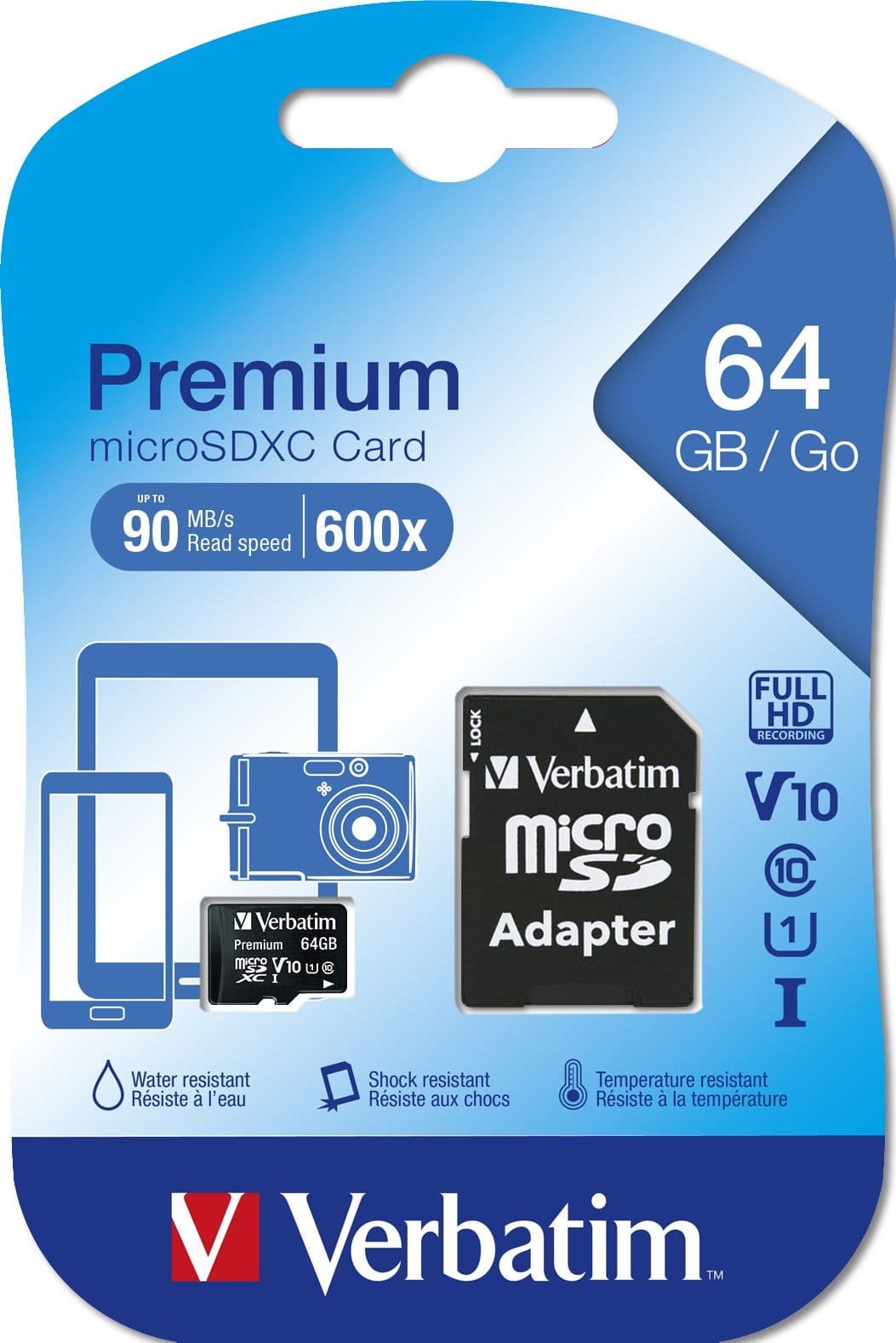 MICRO SD VERBATIM 64GB CL10 44084 - 3