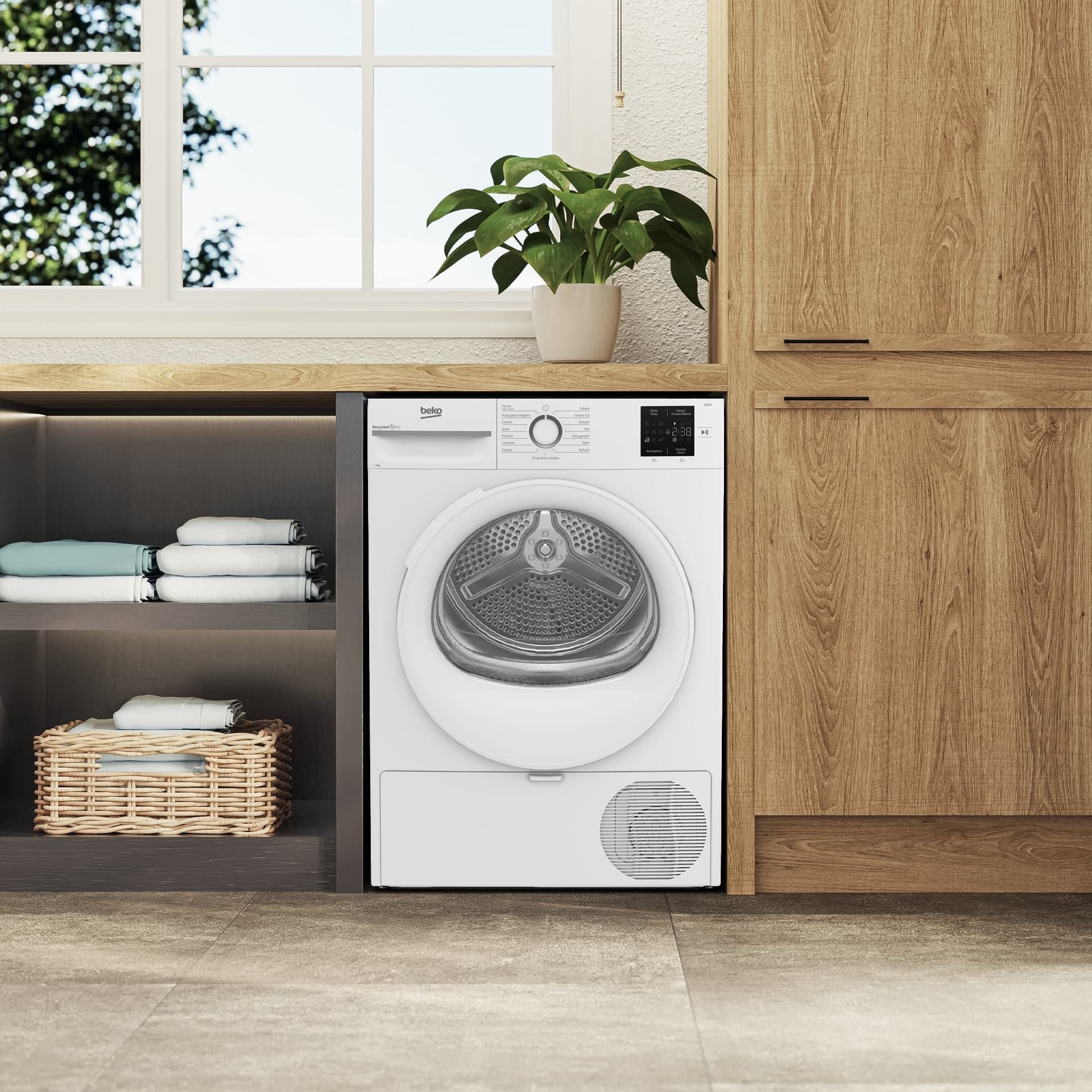 Beko Asciugatrice CF 8Kg L60xP55 Cl.D BMTR38W - 7