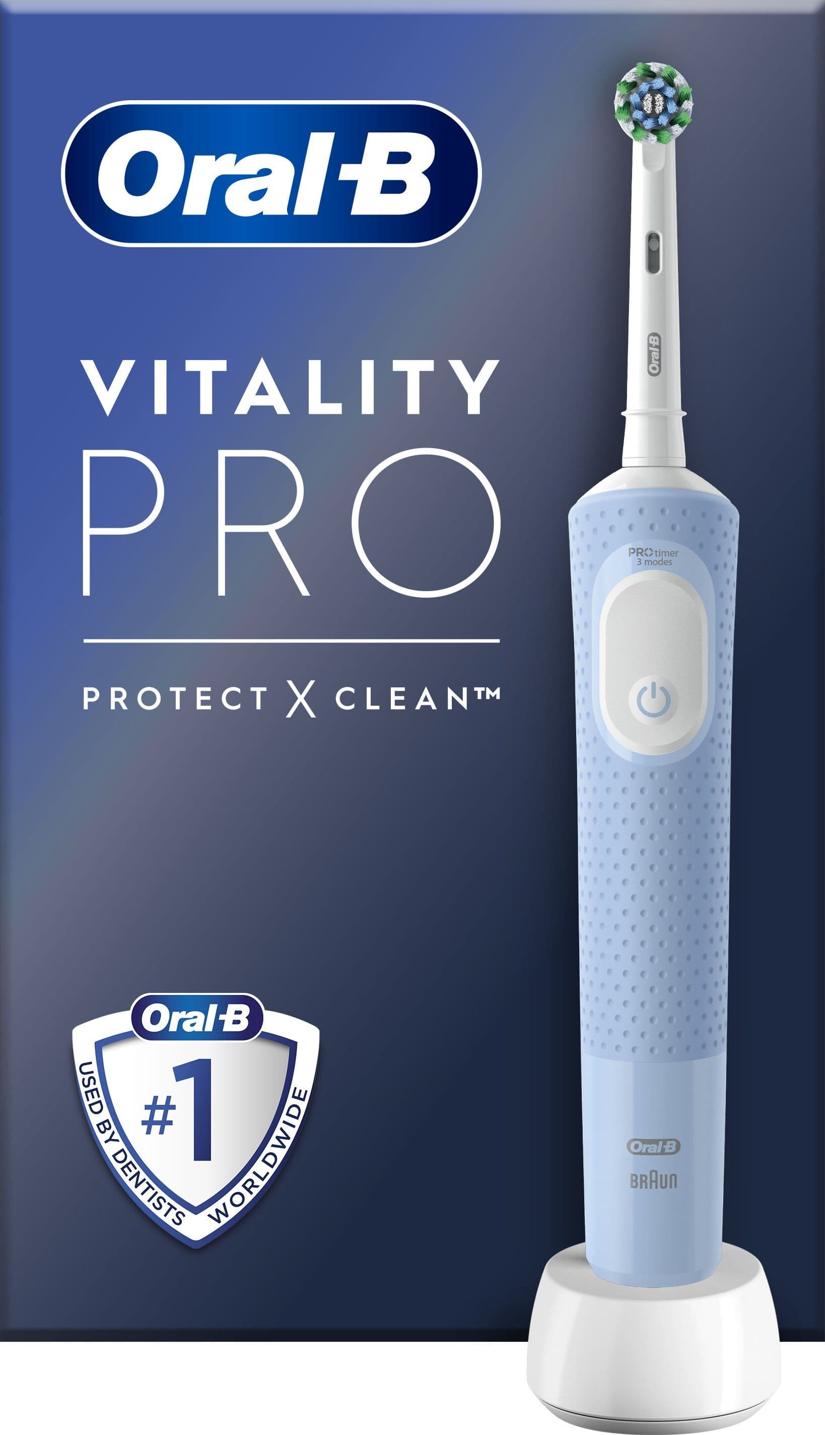 SPAZZOLINO ELETTRICO ORAL-B VITALITY PRO BLU - 2