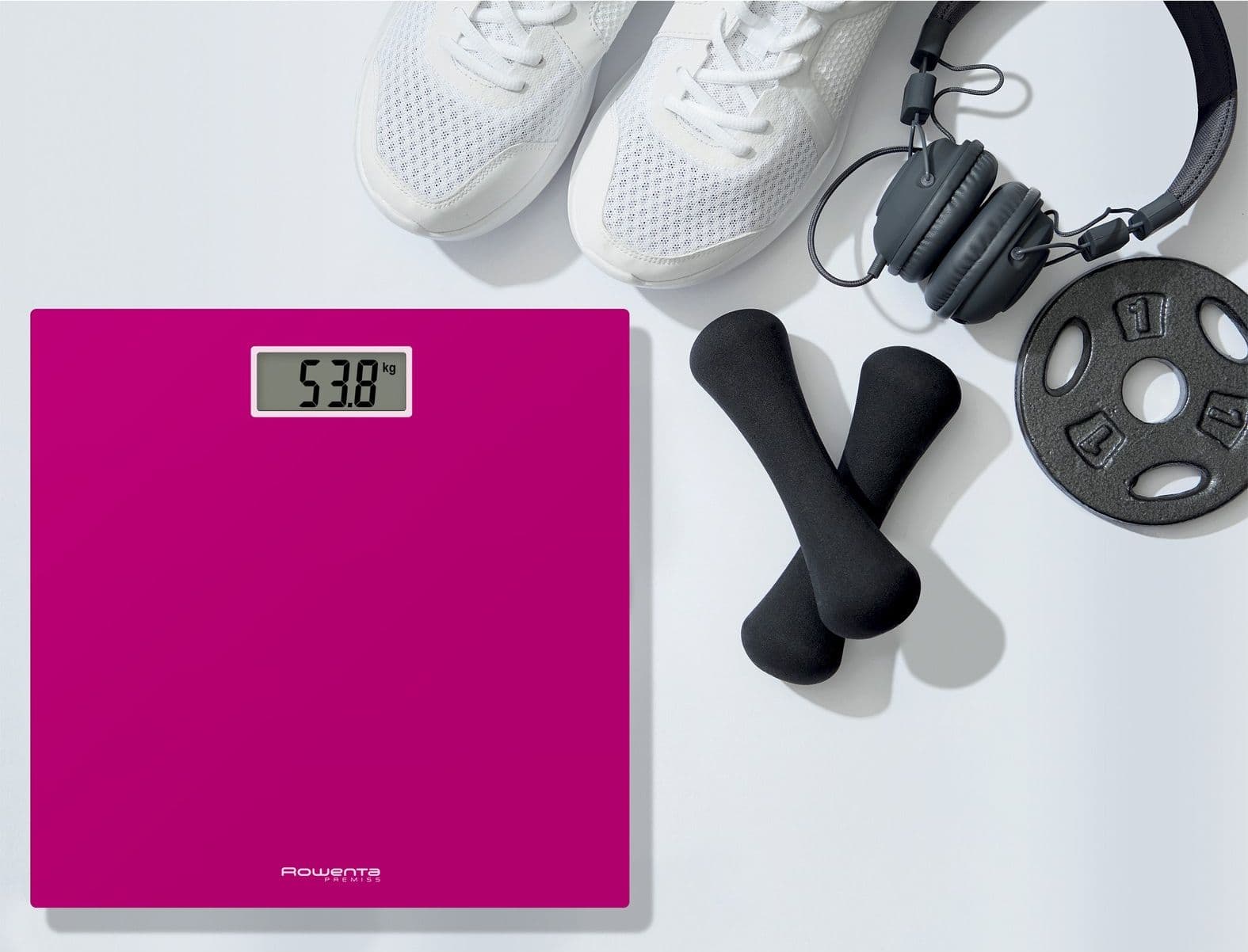 Rowenta Bilancia Pesapersona Digitale Premiss BS1403 Pink - 5