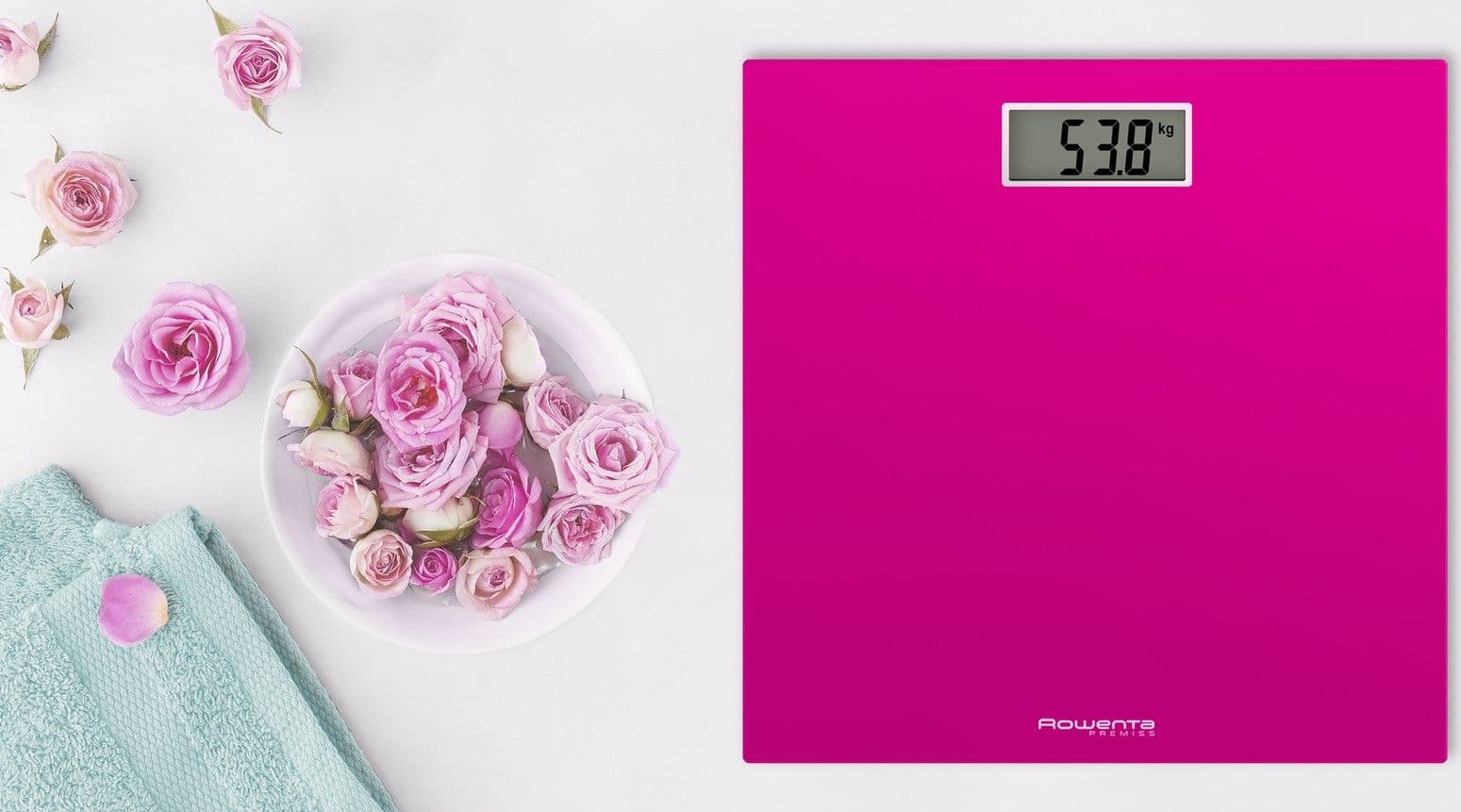 Rowenta Bilancia Pesapersona Digitale Premiss BS1403 Pink - 6