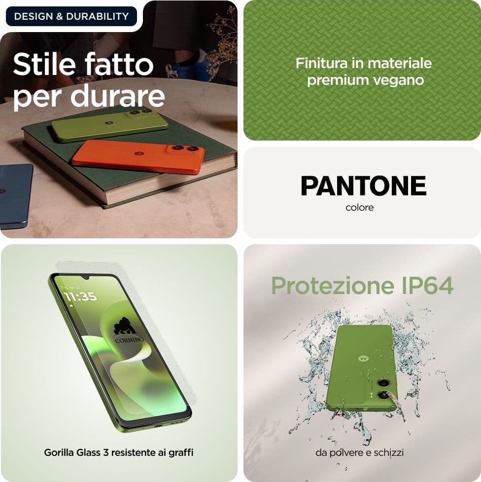 Motorola Moto G06 4+256GB 6.88" 4G Pantone Tendril DS EU - 6