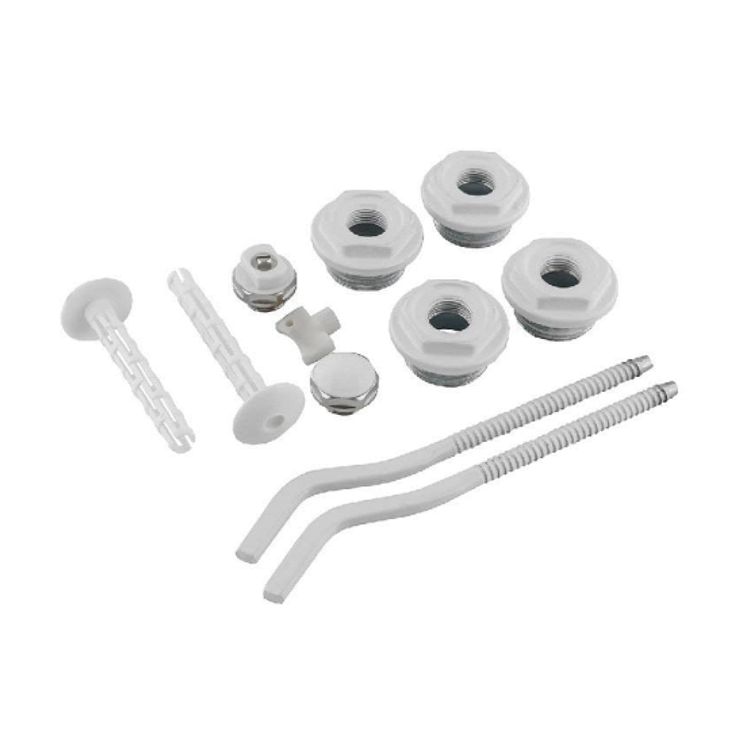 EcoPrice Kit Sospensione Radiatore Alluminio 1"x1/2" D.42 1S.698 - 1