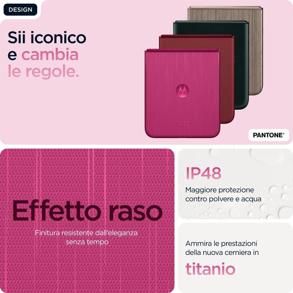 Motorola razr 60 ultra 17,7 cm (6.96") Doppia SIM Android 15 5G USB tipo-C 16 GB 512 GB 4700 mAh Rosa - 7