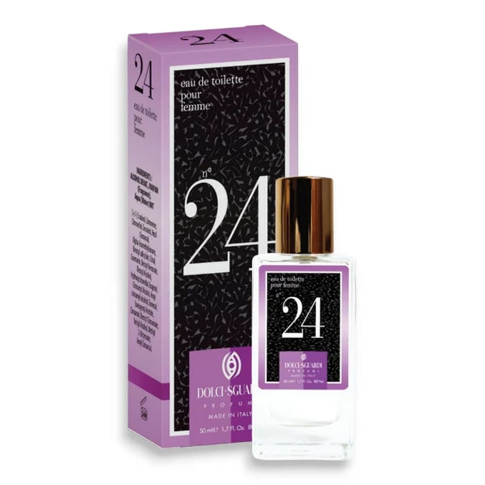PROFUMO CORPO EAU DE TOILETTE DA DONNA N°24 50ML FRAGRANZA SEDUCENTE MISTERIOSA 009227 - 2