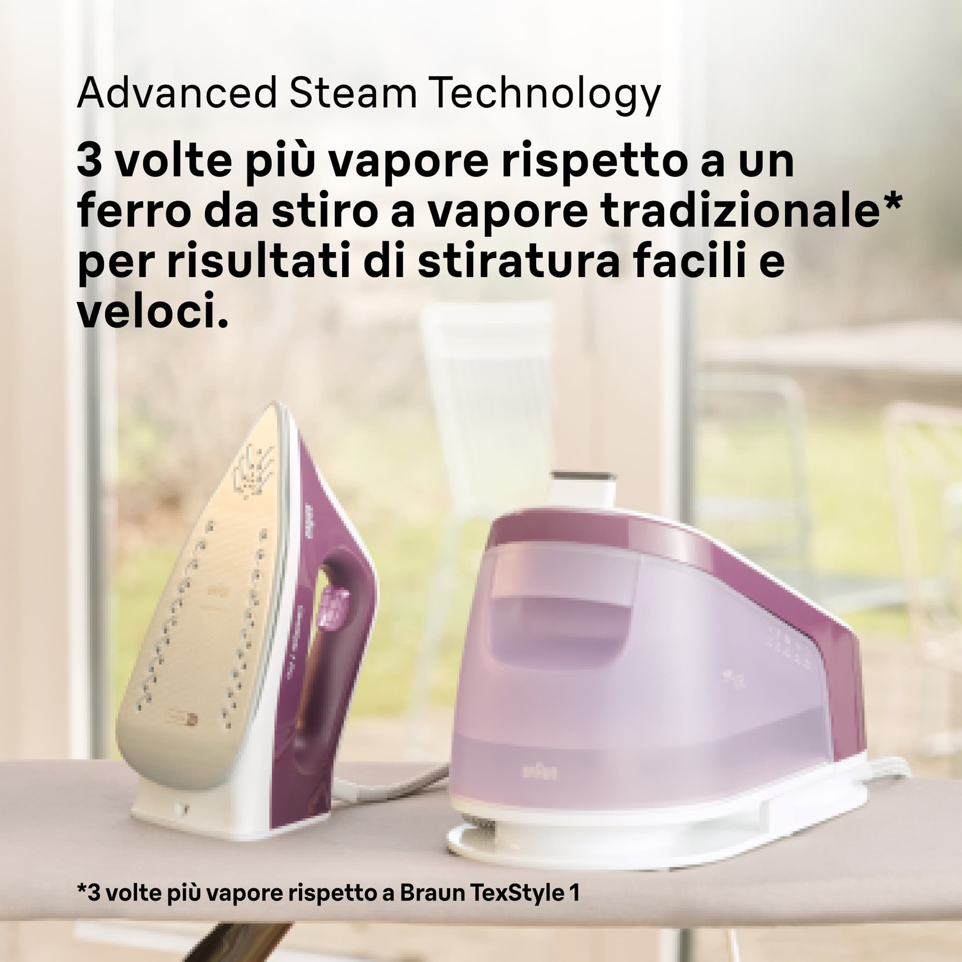 Braun Ferro Da Stiro Con Caldaia Carica Continua 1.7 Lt 2400w Viola - 7